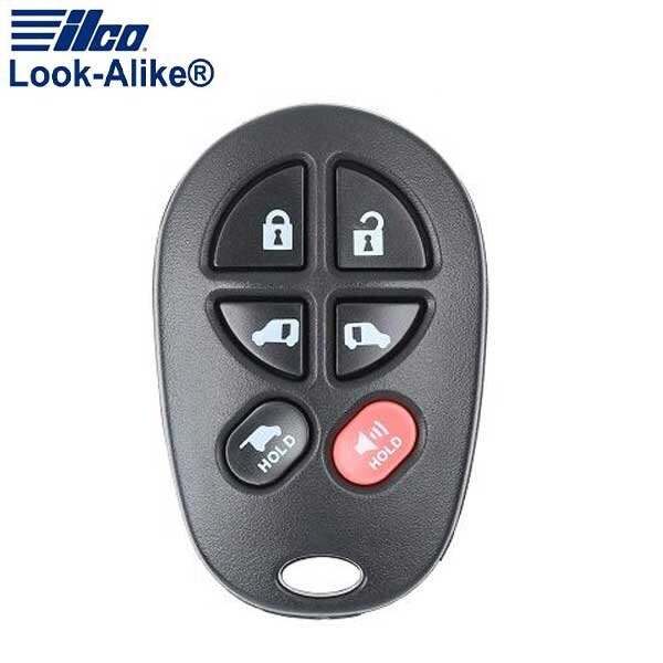 LAL RKE-TOY-6B1 TOYOTA SIENNA 6 BUTTON REMOTE KEYLESS ENTRY